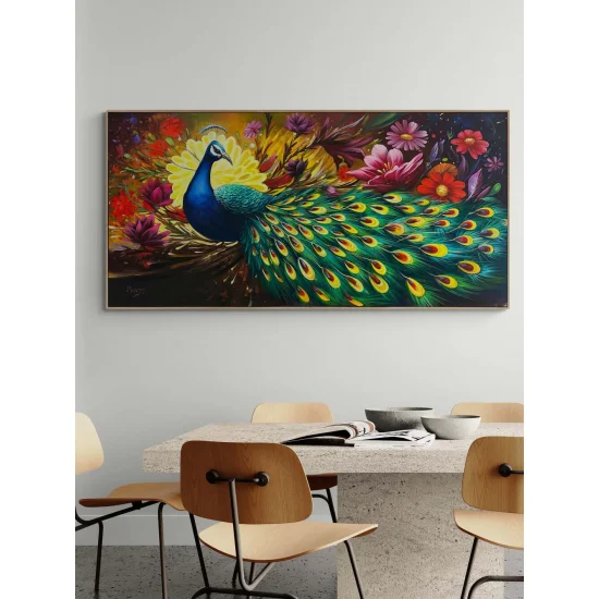 The Peacock and Springs Dream Oil Painting