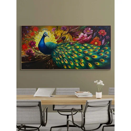 The Peacock and Springs Dream Oil Painting