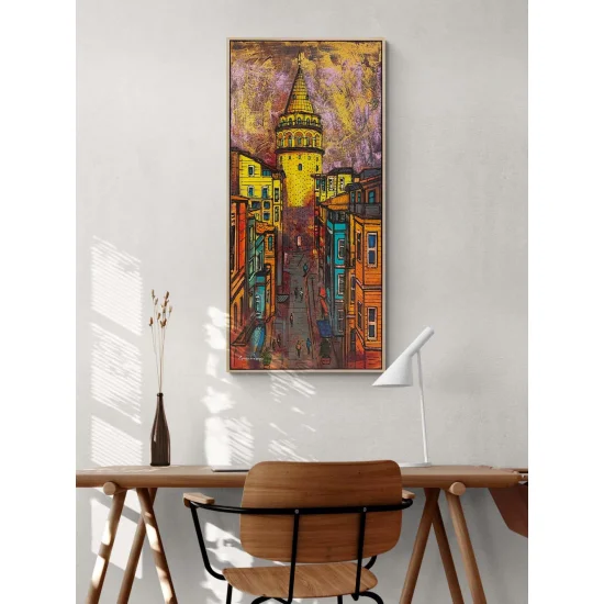 Galatanın Sessiz Gözcüsü Yağlı Boya Tablosu