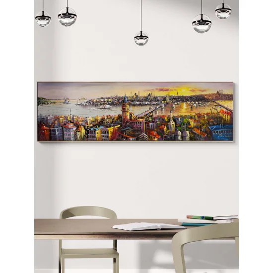 Haliçin Sessizliği Yağlı Boya Tablosu