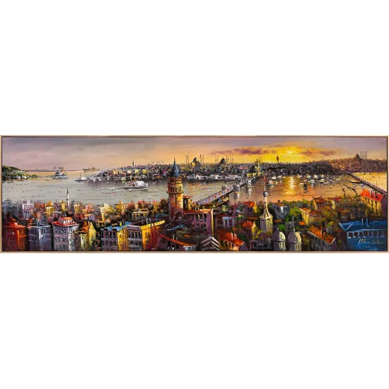 Haliçin Sessizliği Yağlı Boya Tablosu