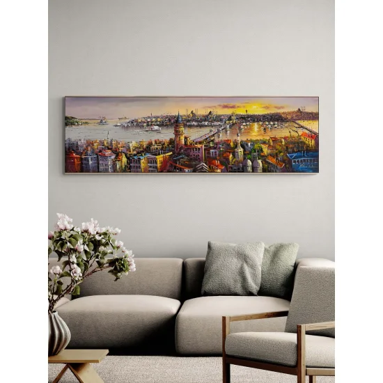 Haliçin Sessizliği Yağlı Boya Tablosu