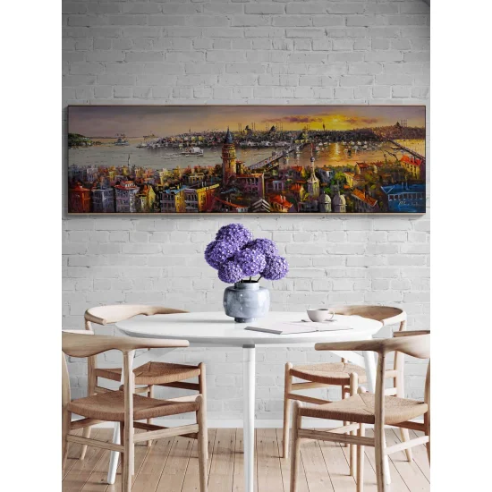 Haliçin Sessizliği Yağlı Boya Tablosu