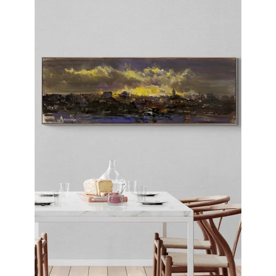 Ufukta İstanbul Yağlı Boya Tablosu