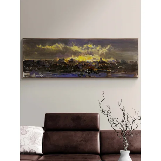 Ufukta İstanbul Yağlı Boya Tablosu