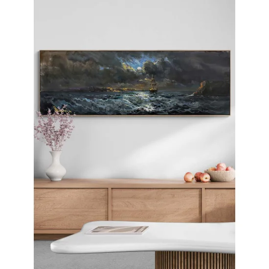 Dalgaların Şarkısı Yağlı Boya Tablosu