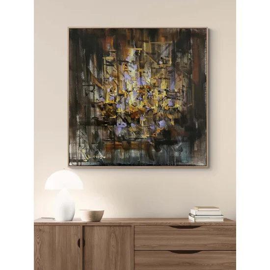 Kesişen Yollar Yağlı Boya Tablosu