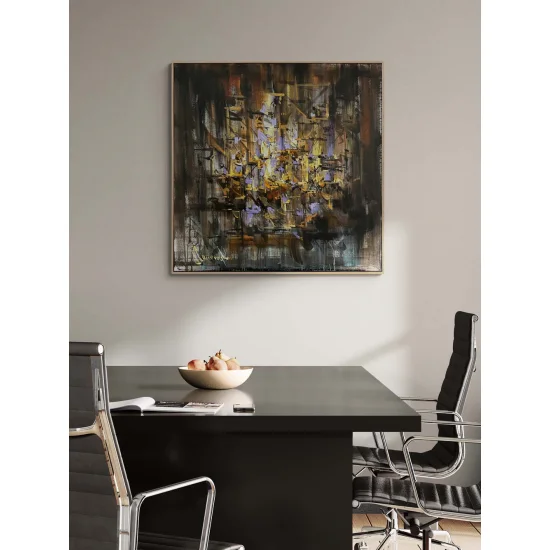 Kesişen Yollar Yağlı Boya Tablosu