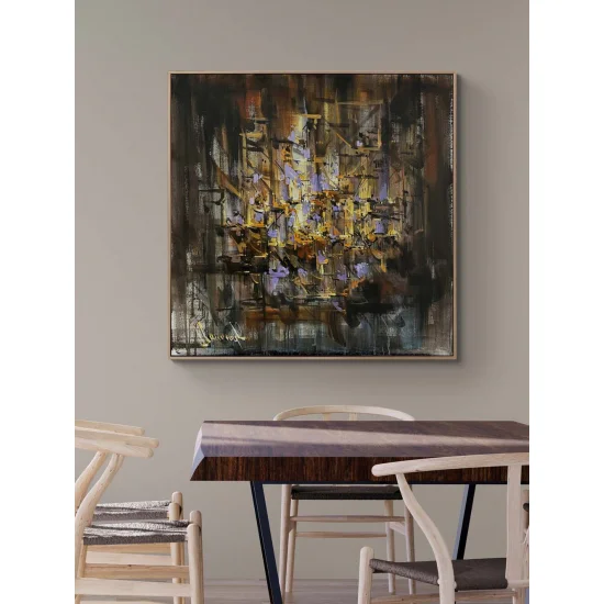 Kesişen Yollar Yağlı Boya Tablosu