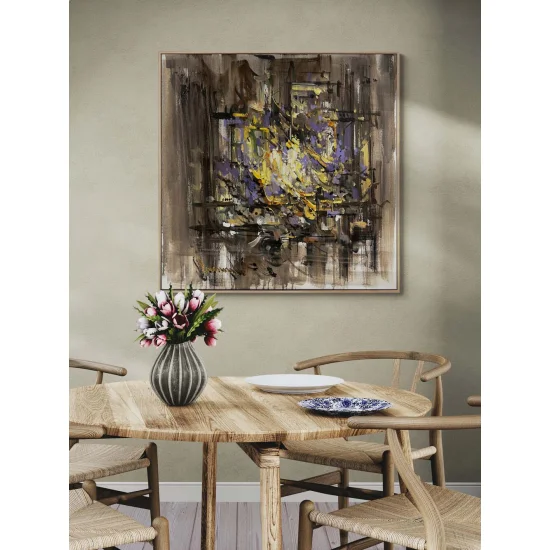 Suskunluk Çizgisi Yağlı Boya Tablosu