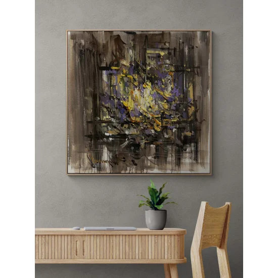 Suskunluk Çizgisi Yağlı Boya Tablosu