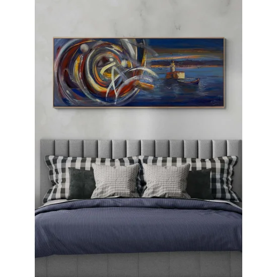 Kız Kulesi’nin Modern Rüyası Yağlı Boya Tablosu