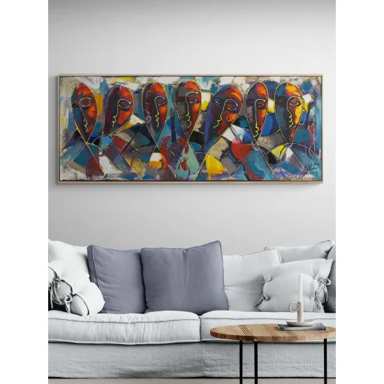 Yedi Ruh Yağlı Boya Tablosu