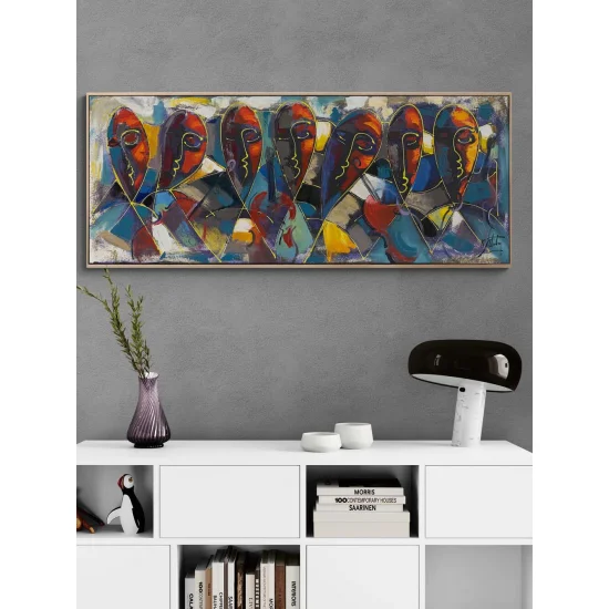 Yedi Ruh Yağlı Boya Tablosu