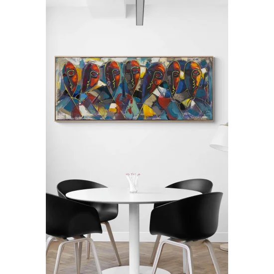 Yedi Ruh Yağlı Boya Tablosu