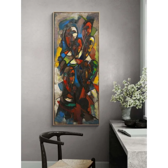 Gölge İzleri Yağlı Boya Tablosu