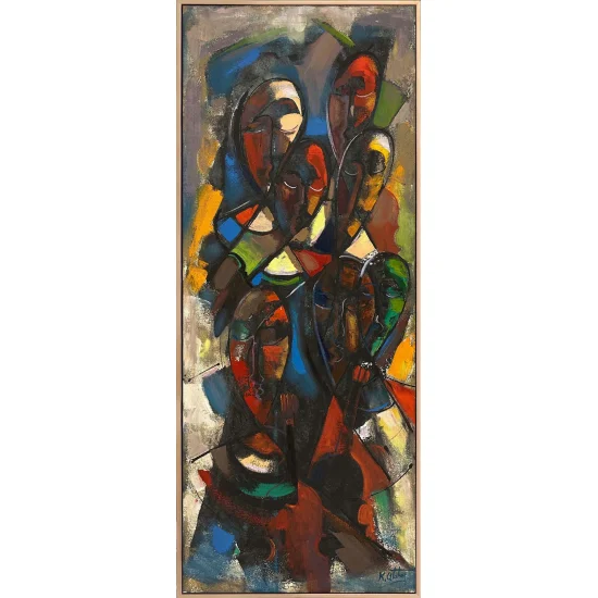 Gölge İzleri Yağlı Boya Tablosu