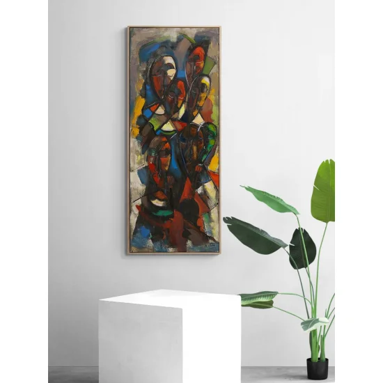 Gölge İzleri Yağlı Boya Tablosu