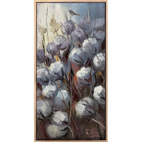 Pamukların Sessizliği Yağlı Boya Tablosu