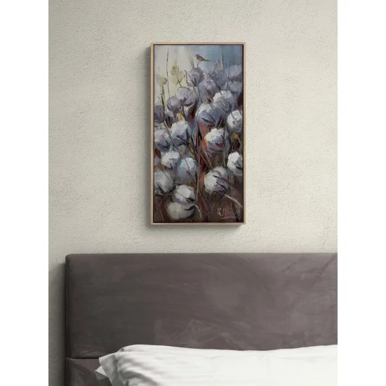 Pamukların Sessizliği Yağlı Boya Tablosu