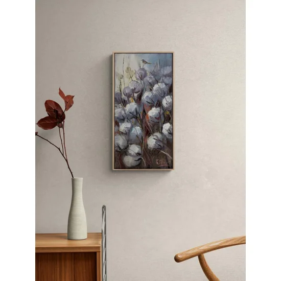 Pamukların Sessizliği Yağlı Boya Tablosu