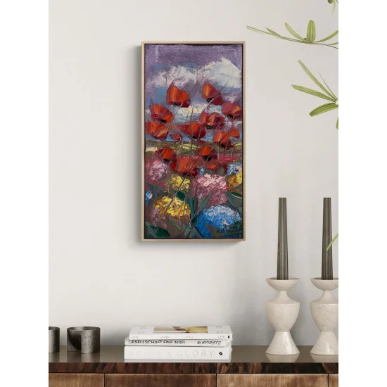 Gelincikler ve Ortancalar Yağlı Boya Tablosu