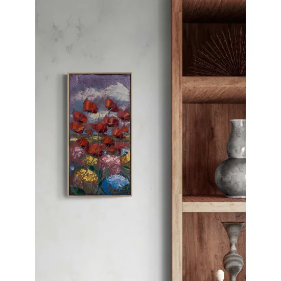 Gelincikler ve Ortancalar Yağlı Boya Tablosu