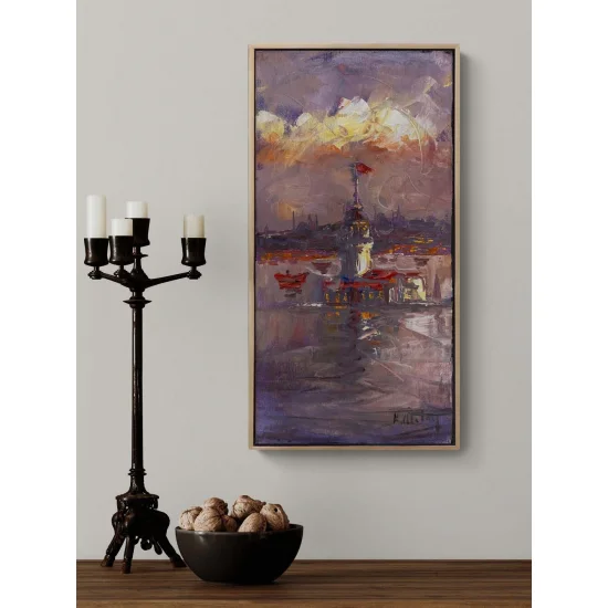 Kız Kulesi’nin Sırları Yağlı Boya Tablosu