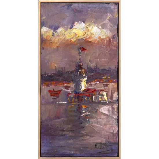 Kız Kulesi’nin Sırları Yağlı Boya Tablosu