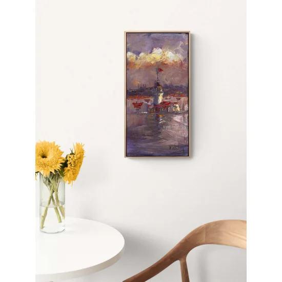 Kız Kulesi’nin Sırları Yağlı Boya Tablosu