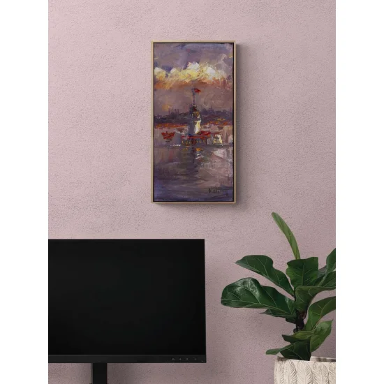 Kız Kulesi’nin Sırları Yağlı Boya Tablosu