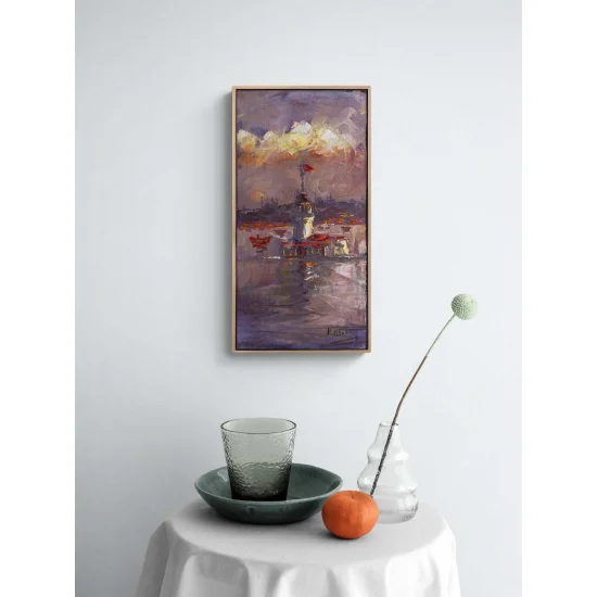 Kız Kulesi’nin Sırları Yağlı Boya Tablosu