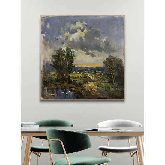 Time by the Lake Oil Painting