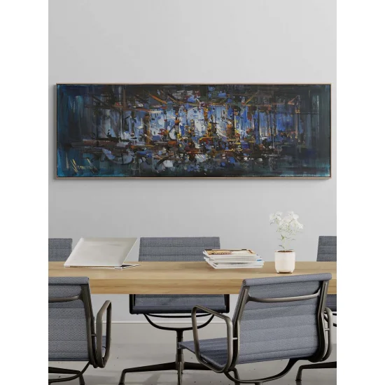 Erimiş Formlar Yağlı Boya Tablosu