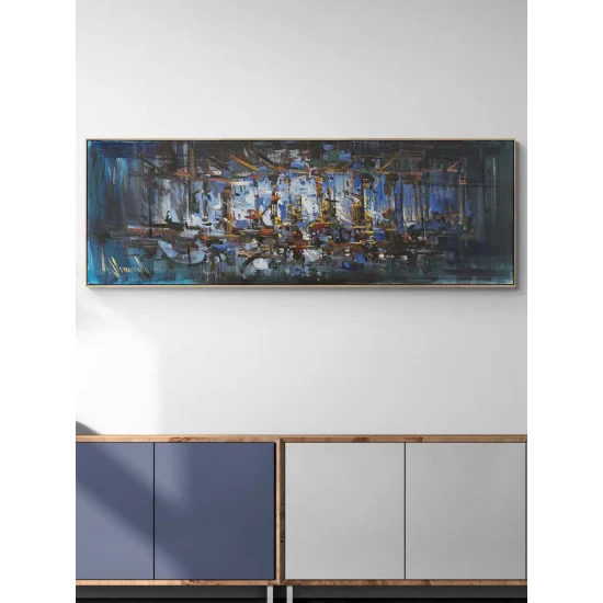 Erimiş Formlar Yağlı Boya Tablosu