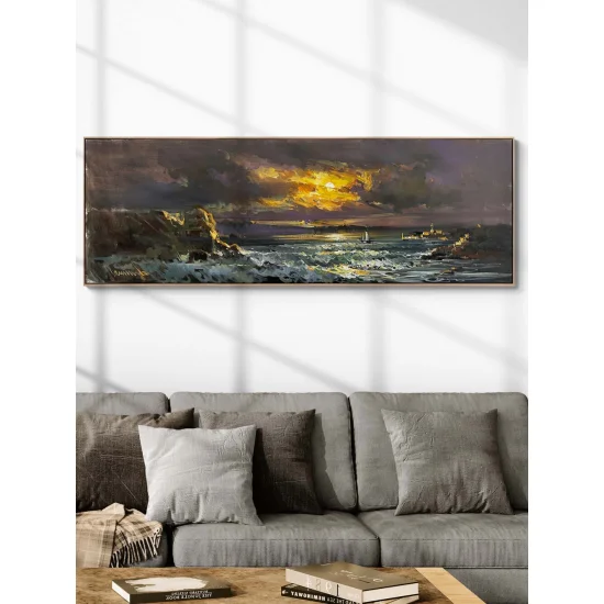 Ufukta Buluşma Yağlı Boya Tablosu