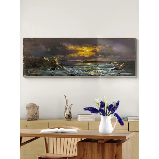 Ufukta Buluşma Yağlı Boya Tablosu