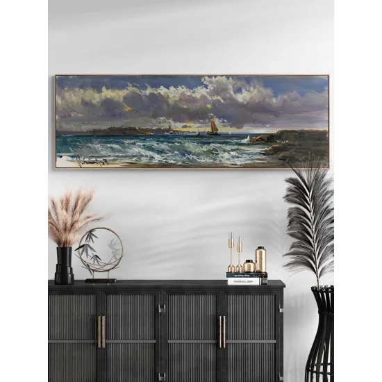 Rüzgarın Taşıdığı An Yağlı Boya Tablosu