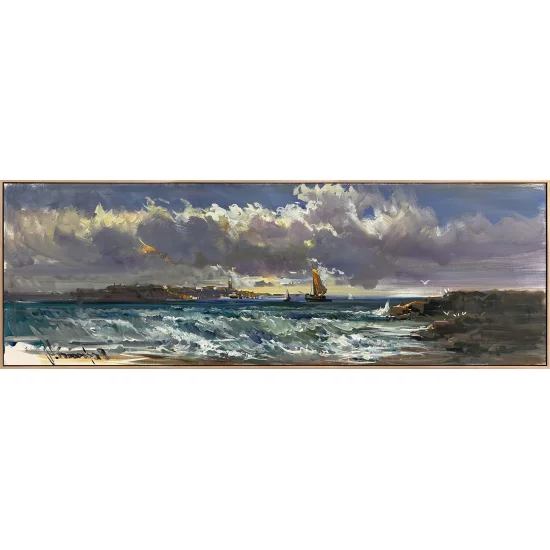 Rüzgarın Taşıdığı An Yağlı Boya Tablosu