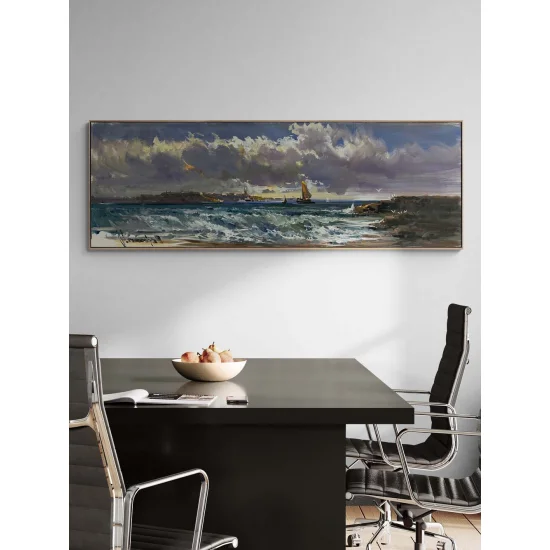 Rüzgarın Taşıdığı An Yağlı Boya Tablosu