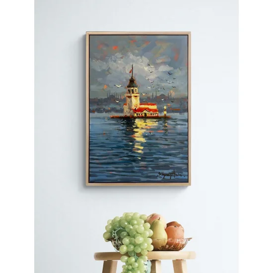 Salacaktan Bakış Yağlı Boya Tablosu