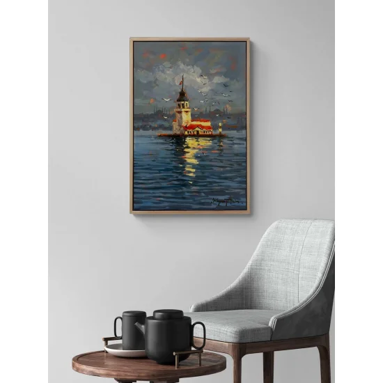 Salacaktan Bakış Yağlı Boya Tablosu