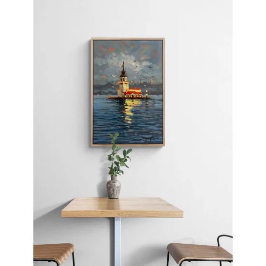 Salacaktan Bakış Yağlı Boya Tablosu