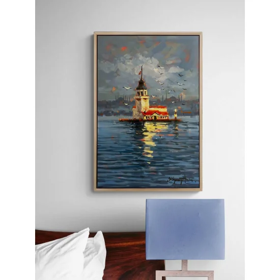 Salacaktan Bakış Yağlı Boya Tablosu