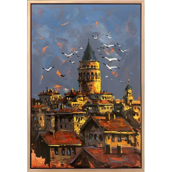 Galatanın Yankısı Yağlı Boya Tablosu