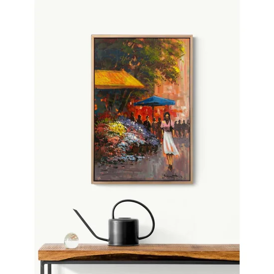 Among the Florists Oil Painting