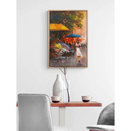 Among the Florists Oil Painting