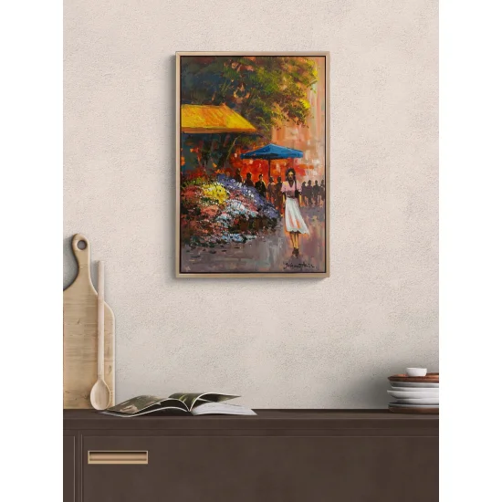 Among the Florists Oil Painting