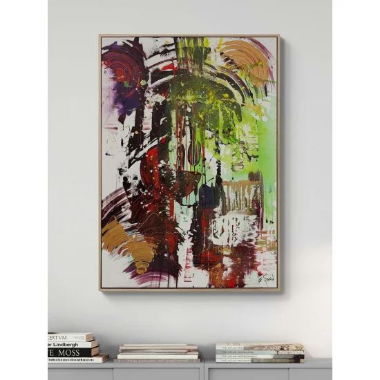 Renklerin Ardında Yağlı Boya Tablosu