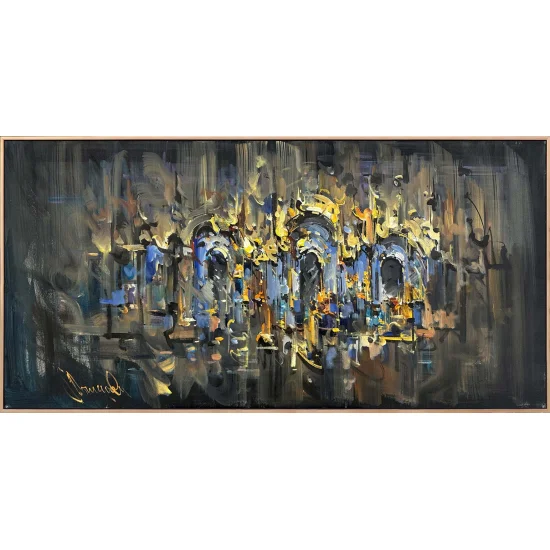 Biçimsiz Özgürlük Yağlı Boya Tablosu